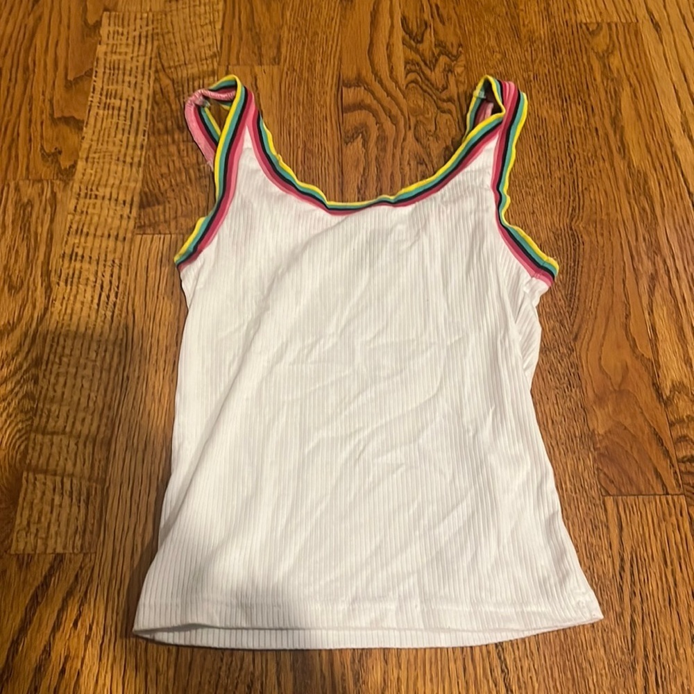 Derek Heart Woman’s White Tank Size S